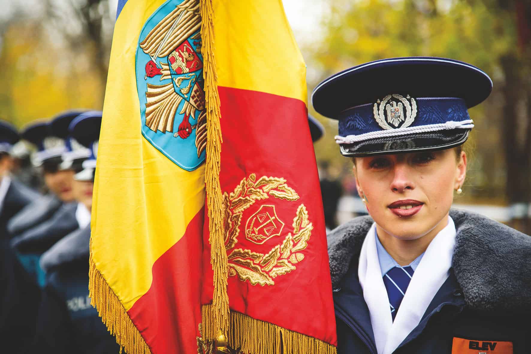 Polițiști elevi și studeinși ai unităților de învățamânt ale Ministerului Afacerilor Interne